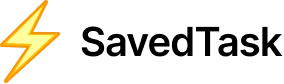 Brand logo: SavedTask